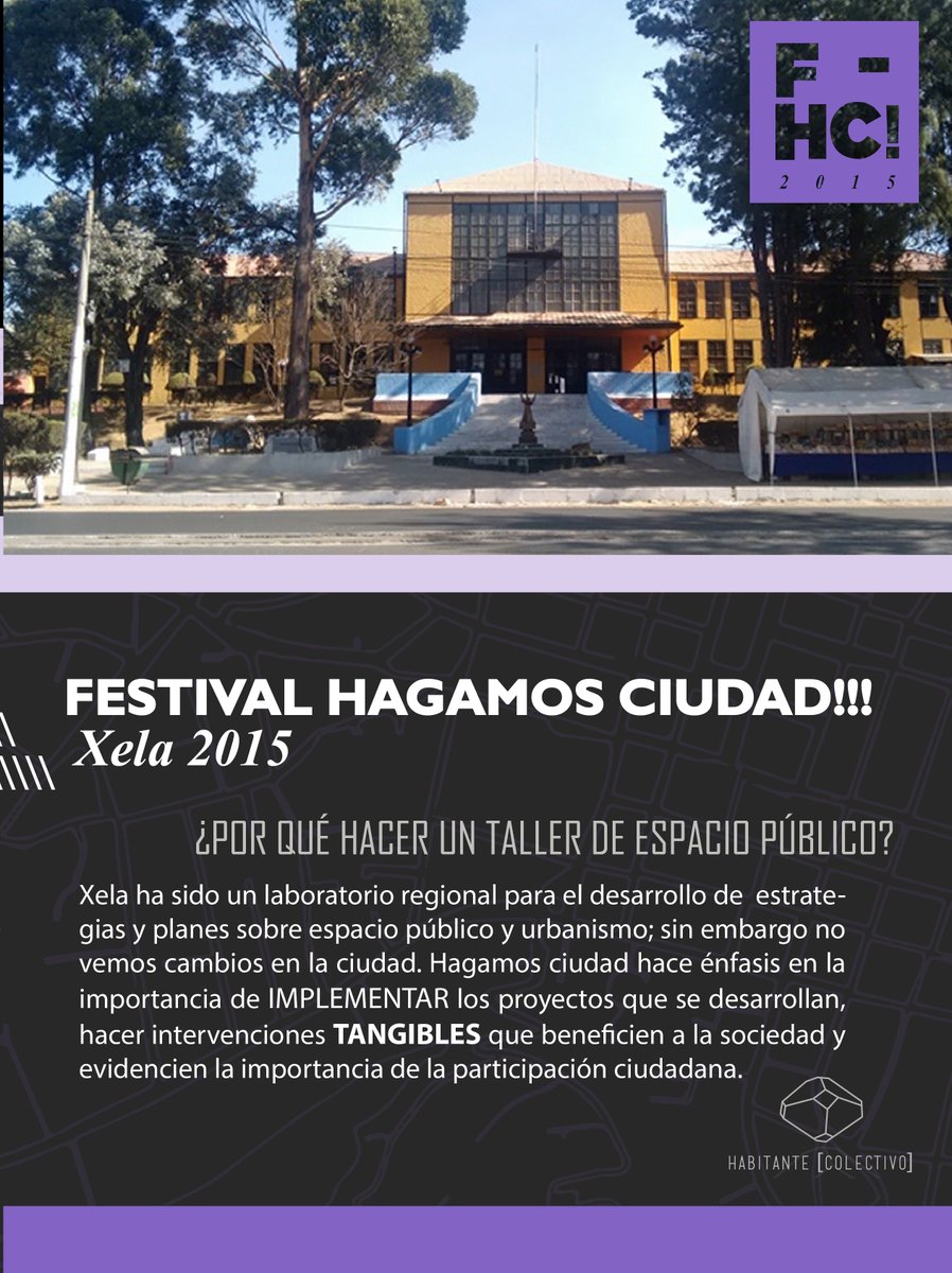 HabitanteC's tweet photo. ¿Por qué hacer un taller de espacio público? https://t.co/akwWcIJ1Mn