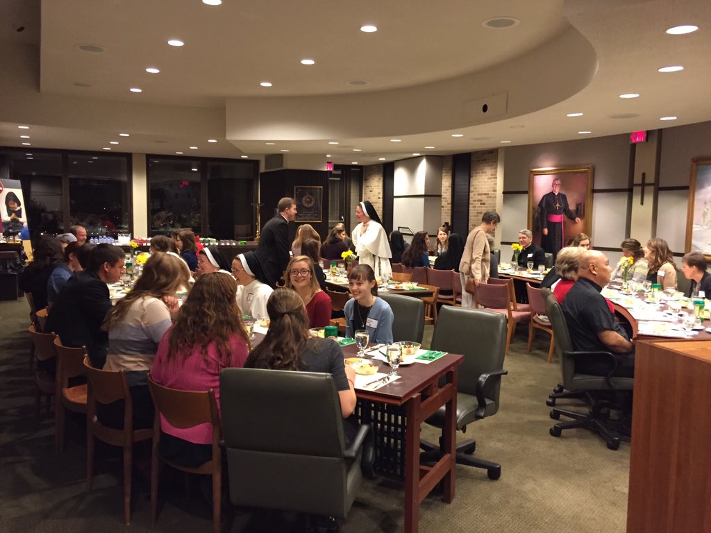 BishopCozzens's tweet photo. Almost 40 young women came to explore religious life in Archdiocese of St. Paul and Minneapolis pray for #vocations! https://t.co/y0iNcCudzp