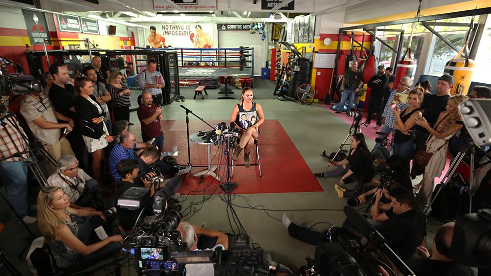 Sitting at the top of MMA, it's Ronda Rousey against the world on.si.com/1NHScNq