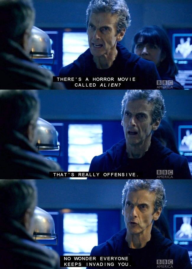 ComicIssues's tweet photo. It does seem kinda rude, doesn't it?

#DoctorWho #GrumpyDoctor https://t.co/P9DdndOZCx
