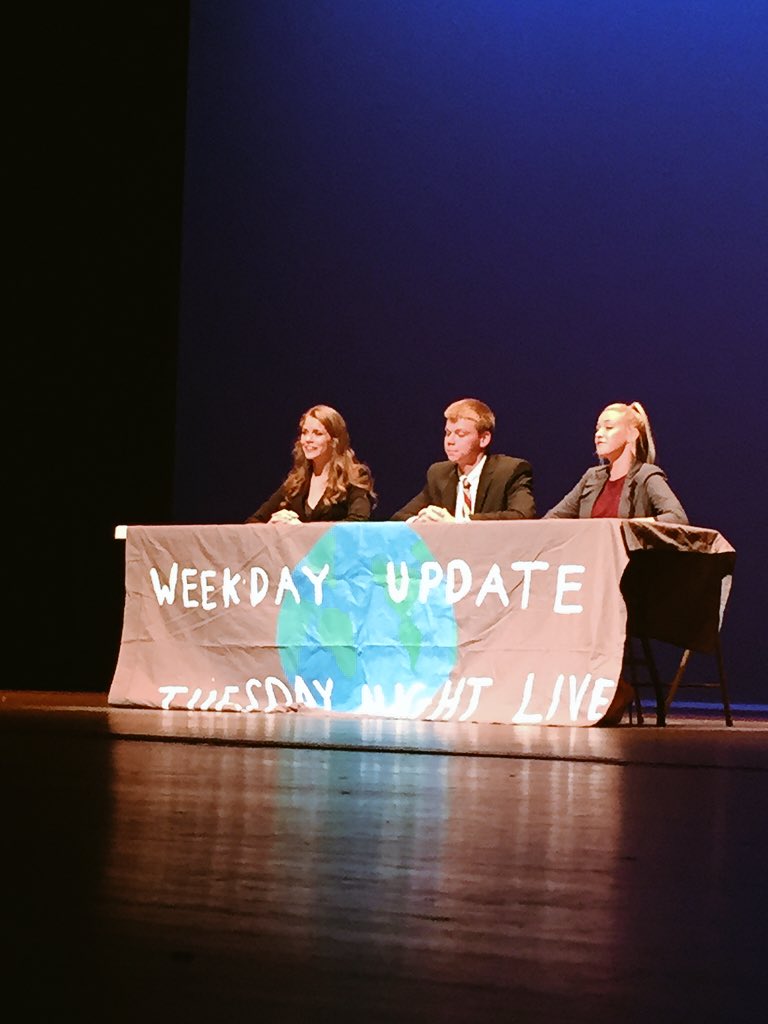 ΠΚΦ and <a href="/ADPI_FSU/">Alpha Delta Pi</a> wrapping up the night with Tuesday Night Live! We ~ "really" ~ loved your skit 🎭