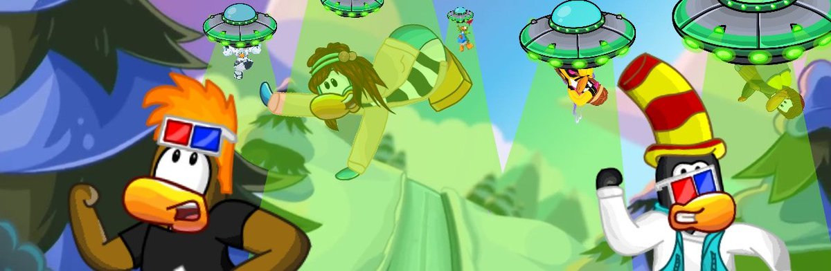 CPDreamers's tweet photo. We seen and have been abducted by UFO's on @clubpenguin perhaps aliens? Have you been abducted? https://t.co/3eAH1lfMfG