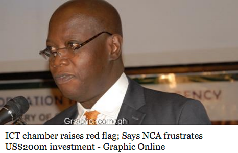GhanaICTChamber's tweet photo. NCA breaks promise to ring-fence deployment of 4G LTE capacity to Ghanaians #4G4Ghanaians https://t.co/4IrRWNLIZc https://t.co/LYJ5jBEmxB