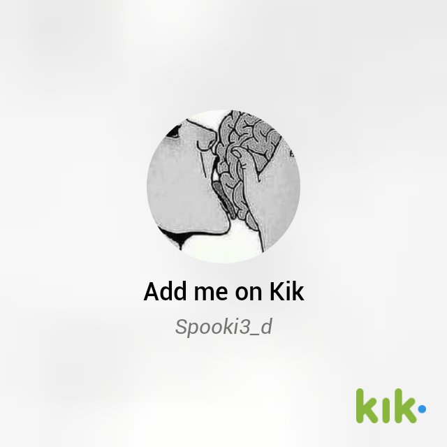 Spooki3_D's tweet photo. Hey! I'm on Kik - my username is "Spooki3_d" https://t.co/QfF8DwlhD7 https://t.co/Ht4ENaOZtD