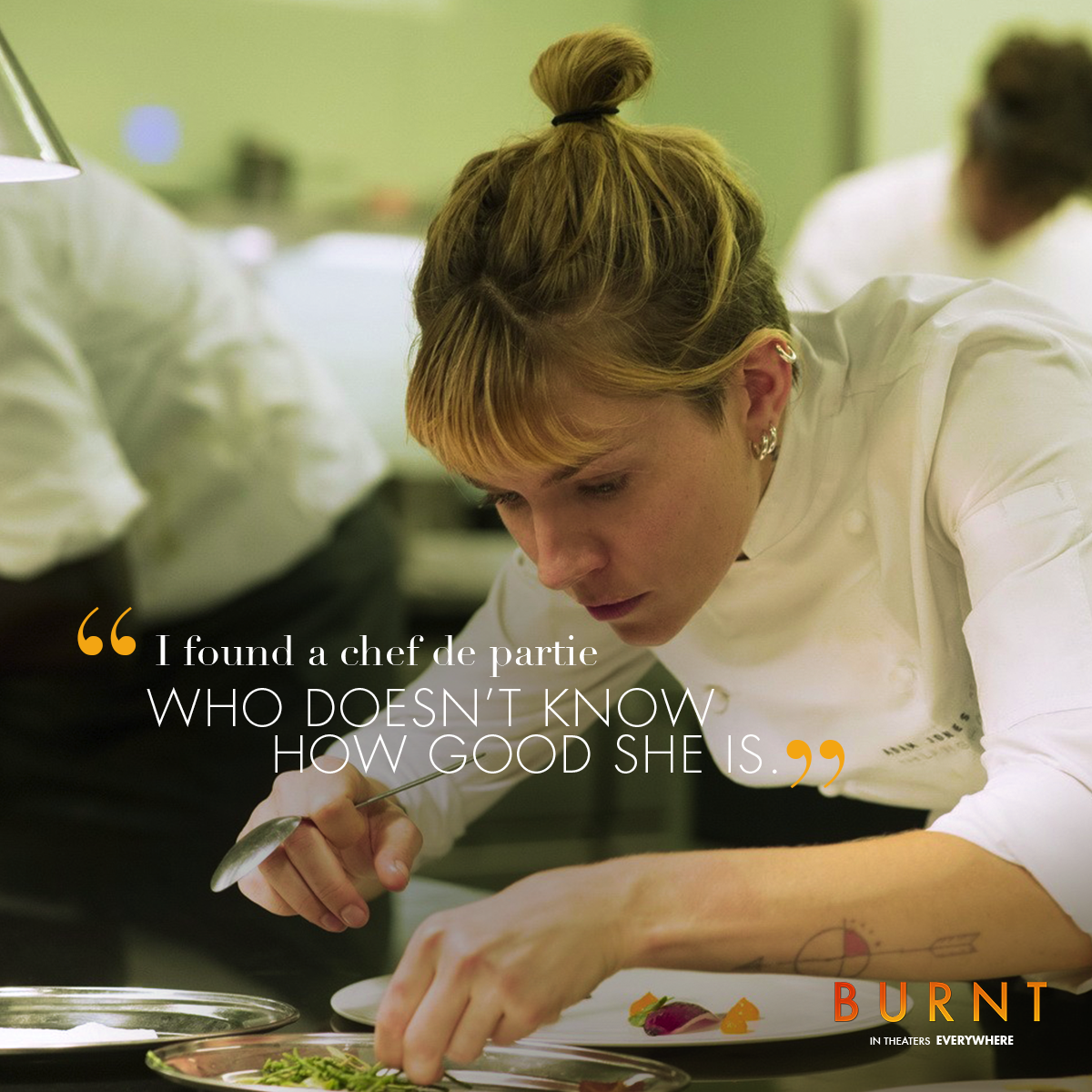Burnt Movie On Twitter A Chef De Partie Turned Sous Chef BurntMovie 