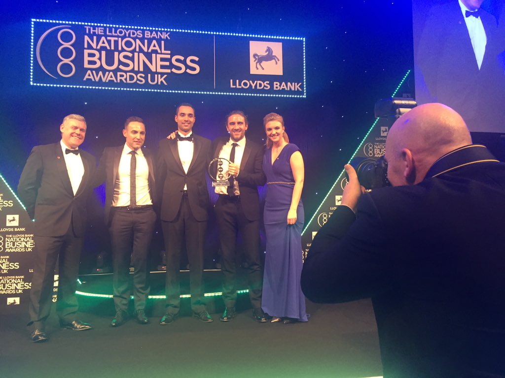 DNAfitHQ's tweet photo. DNAFit wins the Innovation of the year award at the @businessawards! https://t.co/pDa2CHv6vJ