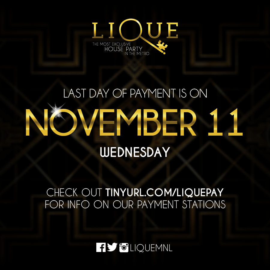 LIQUEMNL's tweet photo. TODAY is the LAST DAY OF PAYMENT! Only paid invitees will be granted entry to #LIQUEMNL

https://t.co/l3AkXNdUZ2 https://t.co/sBdOVW96G5