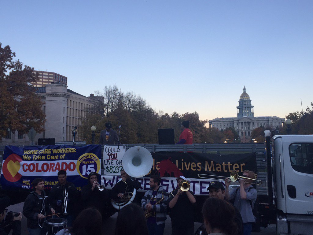 #FightFor15 #FF15 #Denver #RallyforWorkers