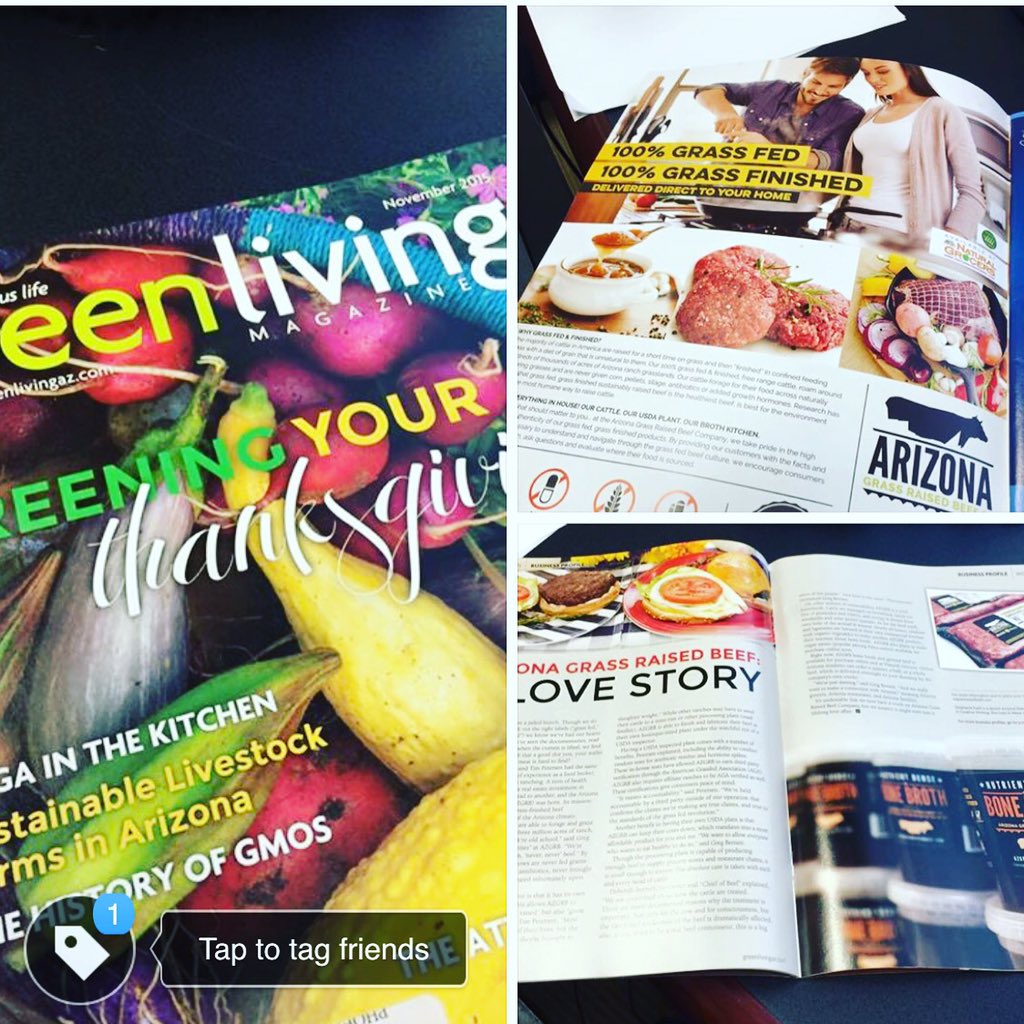 azgrassraised's tweet photo. In shelves now! @greenlivingaz pick up a copy at Sprouts, Whole Foods or Fry's &amp; check out our ad and feature story. https://t.co/bzXTYTs8Rz