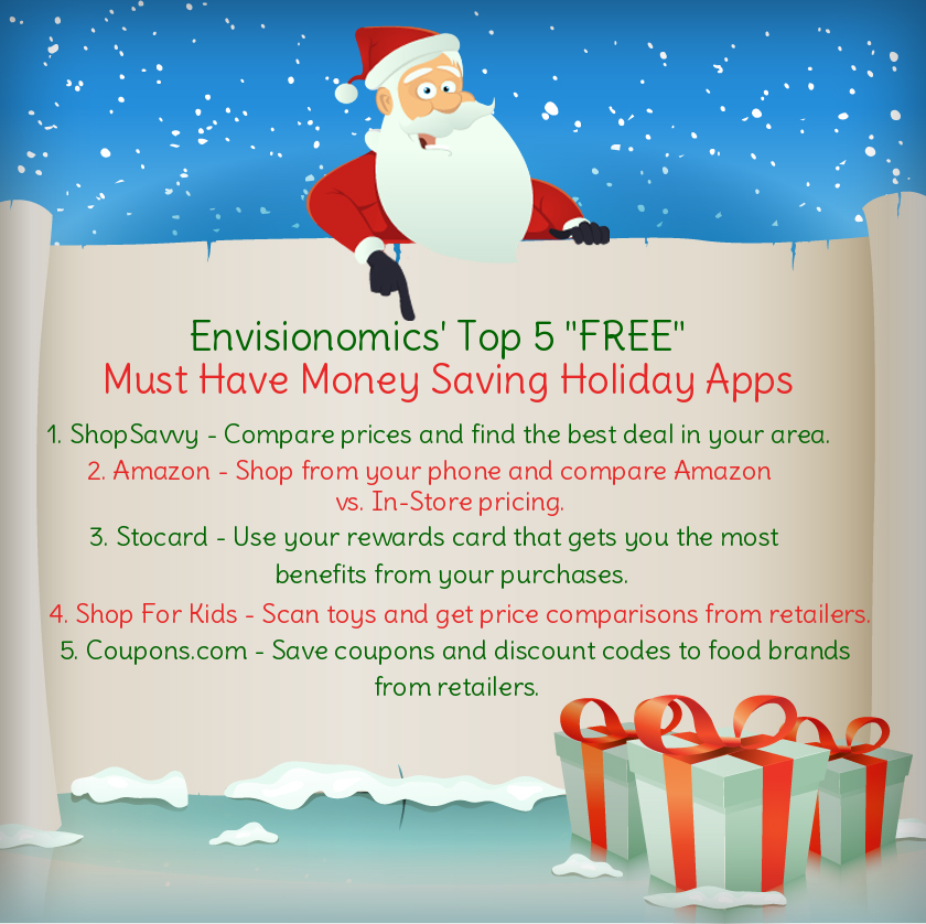 AskJiniT's tweet photo. Be sure to download our Top 5 Money Saving Holiday Apps from the App Store &amp; Google Play for Android! #TechTuesday https://t.co/XTUYumnw1m