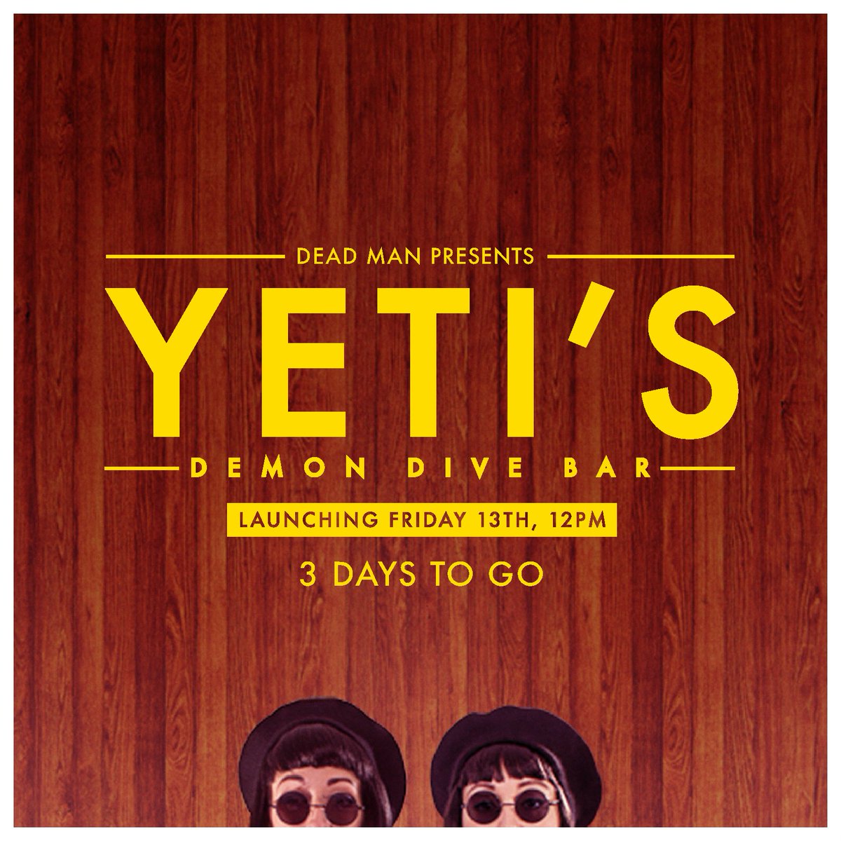 YetisComedy's tweet photo. Yeti's is coming... #secrets #fridaythirteenth #threedaystogo #yetiscomedy #deadman #yetis #eastendcabaret https://t.co/RSllouPnUw
