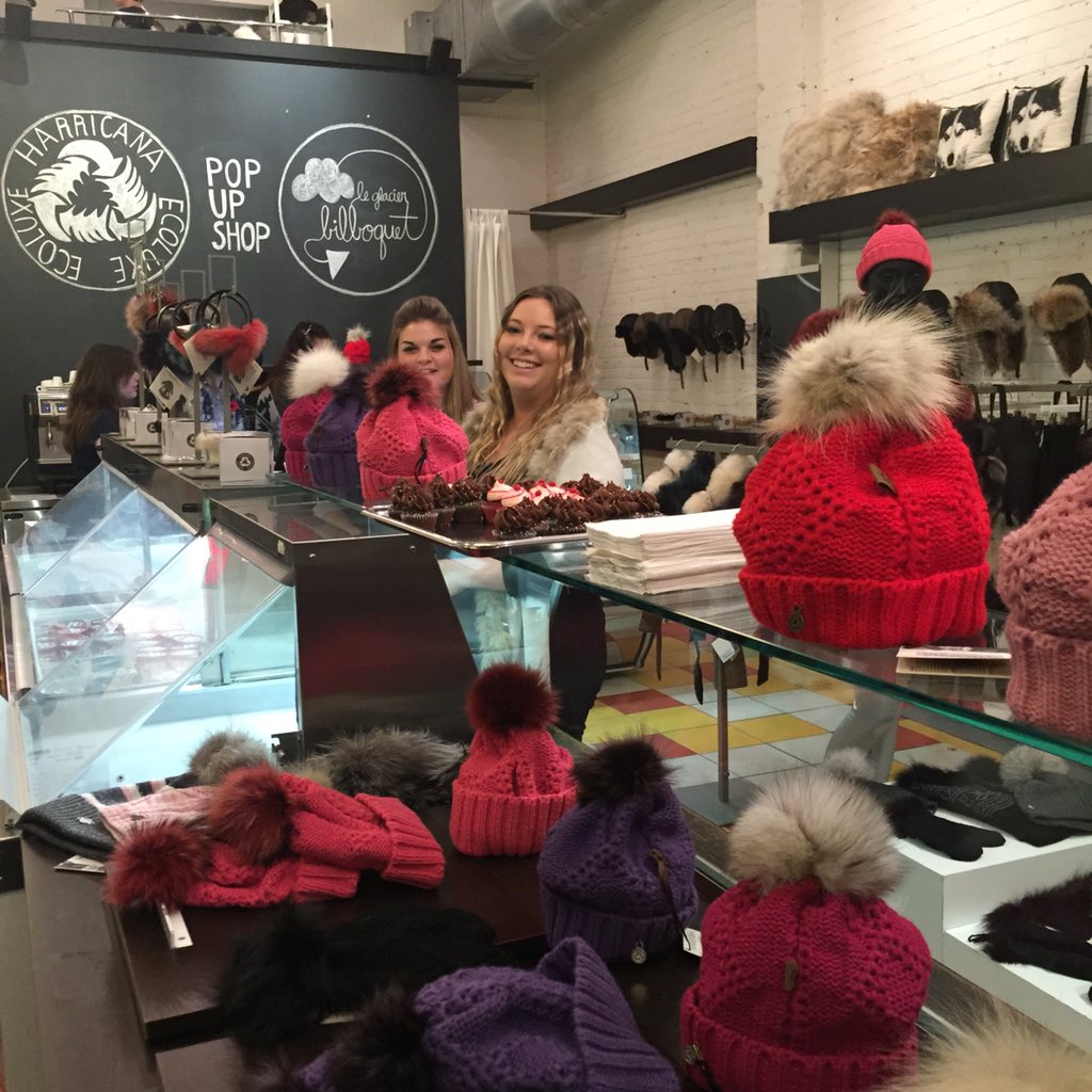 ElleQuebec's tweet photo. On adore les tuques aux couleurs de sorbets @Harricana_Mode X @leBilbloquet #ELLEmode #modemtl https://t.co/PesPDovaib