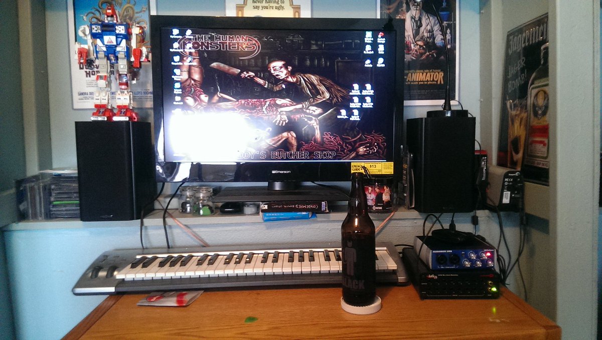 TheHumanMnstrs's tweet photo. The Monster Lab is coming together nicely. Hopefully we'll have some new music by mid next year.

-That One Guy https://t.co/OvzsTKM3jF