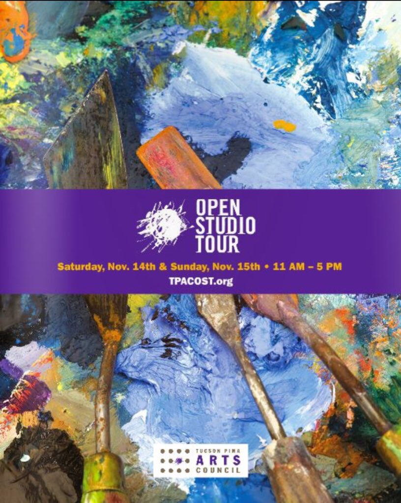 totallytucson's tweet photo. Art sweeps #Tucson this weekend! 200 artists invite you to #OpenStudioTour @TucsonPimaArts https://t.co/5gTd4jlvm4 https://t.co/KsxURfMRTW