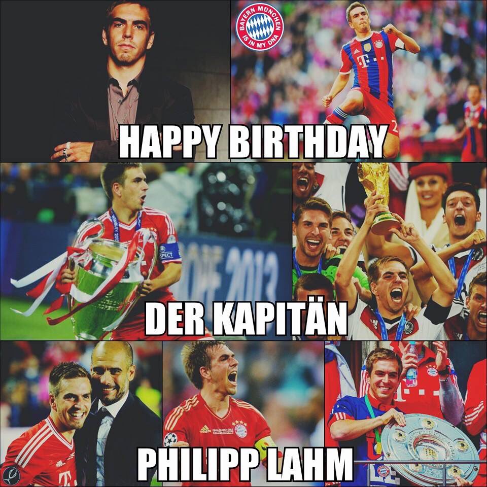 \" There is Philipp Lahm. The most consistent player you\ll ever see. \" - Leo Messi. 

HAPPY BIRTHDAY LEGEND 