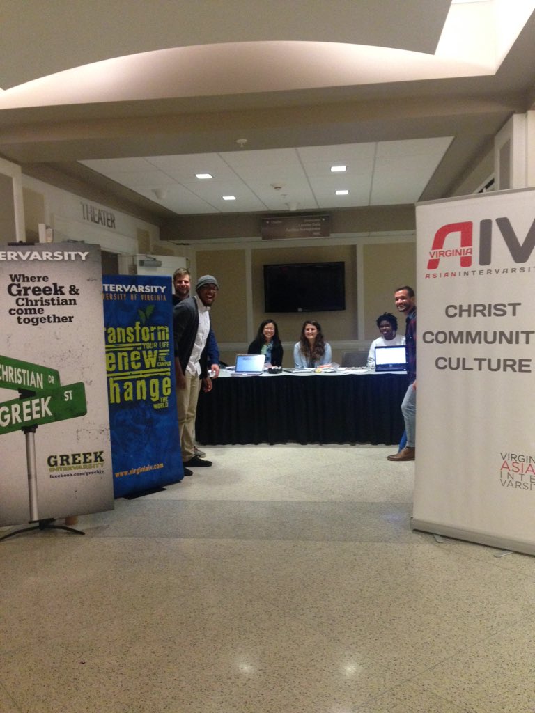 IV_at_UVA's tweet photo. Joint IV large group starts at 8pm! Come join us in Newcomb Theater. #IVfamily https://t.co/SixIpm5zAt