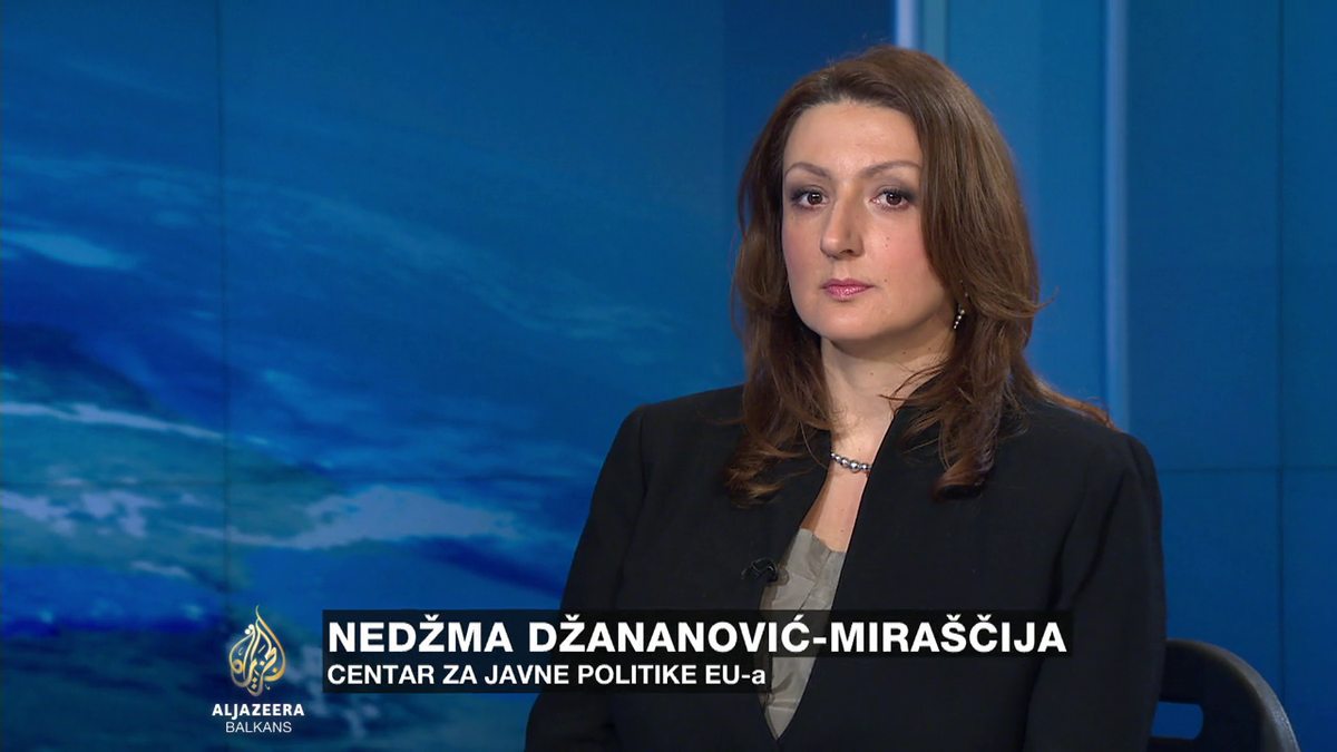 AJBalkans's tweet photo. Video: Džananović-Miraščija o povratku #BiH na reformski put #Ocjene #Komisija
https://t.co/naNku5W9Uf https://t.co/07C2x2beoW