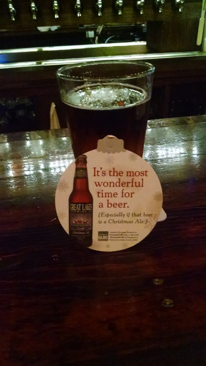 mrskridlow's tweet photo. First Christmas Ale of the season. Thanks to Darrow's for your great beer selection. #FriendsofGLBC https://t.co/jB1pslcjvl