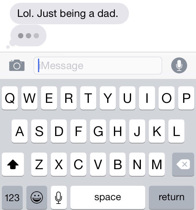 theashtrebloc's tweet photo. When your dad is just being a dad #relatabledad https://t.co/qfzNwrJcEz