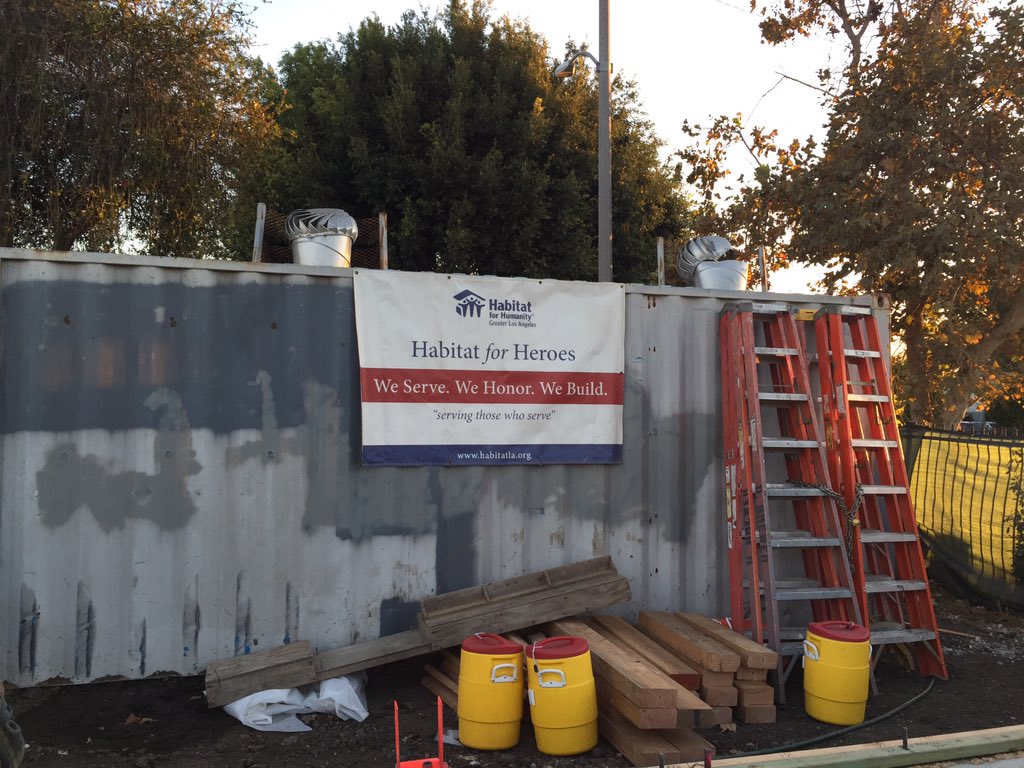 HabitatLA's tweet photo. Getting ready for our #VetBuild15 tomorrow sponsored by @Vons_Pavilions! Excited to celebrate &amp; thank our veterans! https://t.co/al2GwhCyeP