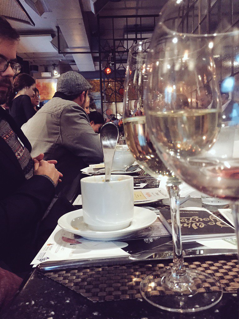 RiideBikes's tweet photo. All eyes on Morgan -- great talk by @aCreativeDC at @thinklocalfirst #developersdinner https://t.co/IOo7hC2tvp