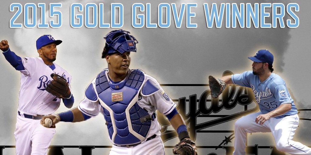 Made of Gold! <a href="/SalvadorPerez15/">Salvador Perez</a>, <a href="/alcidesescobar2/">alcides escobar</a> and @TheRealHos35 all won #GoldGlove Awards tonight!
