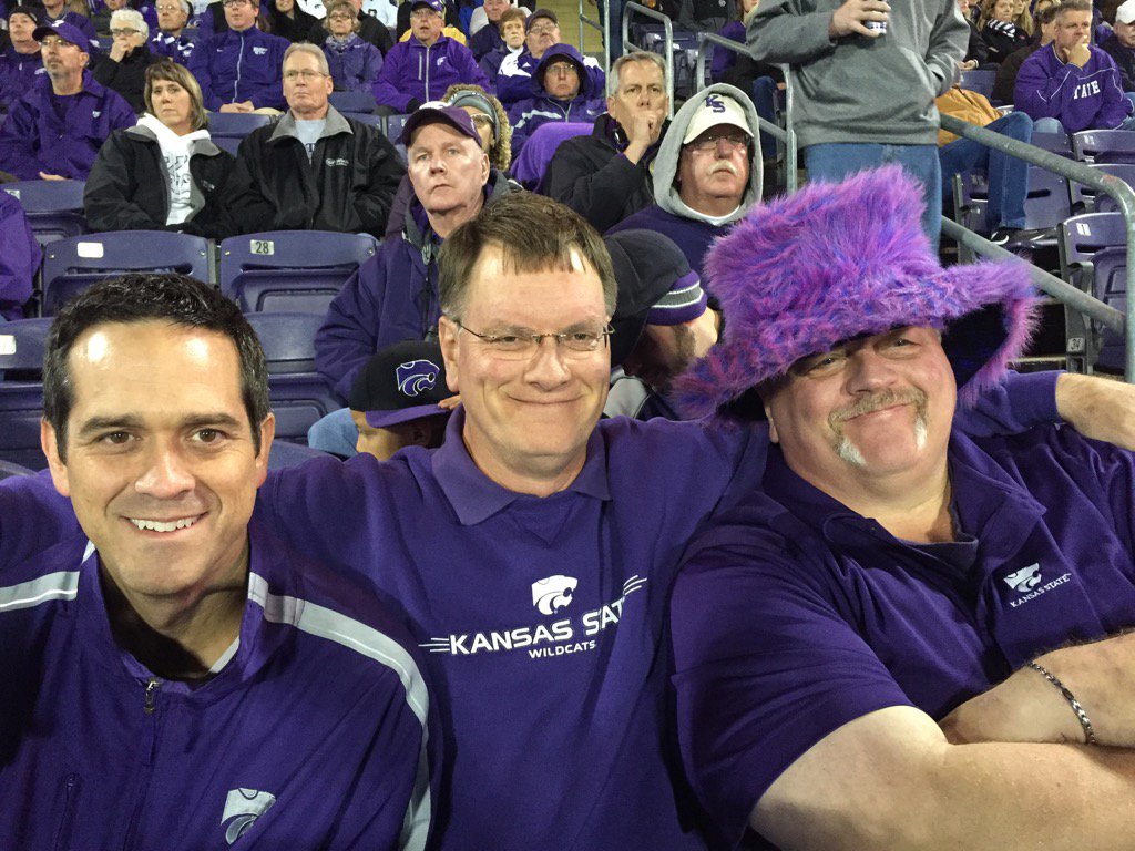 kansasrad's tweet photo. Fun with friends @KSU football. Yes, we will win a game again sometime-I'm pretty sure. https://t.co/jc2mVmL23y