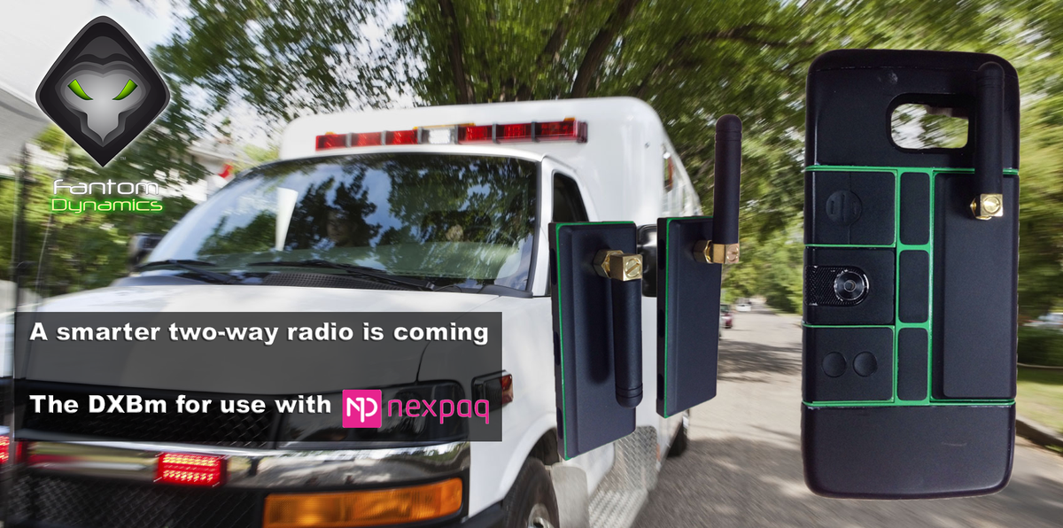 FantomDynamics's tweet photo. Combine w/ @nexpaq case, the DXBm is making a smarter two way radio. #fantomdynamics #landmobileradio #modularfamily https://t.co/BqaoPjmDLO