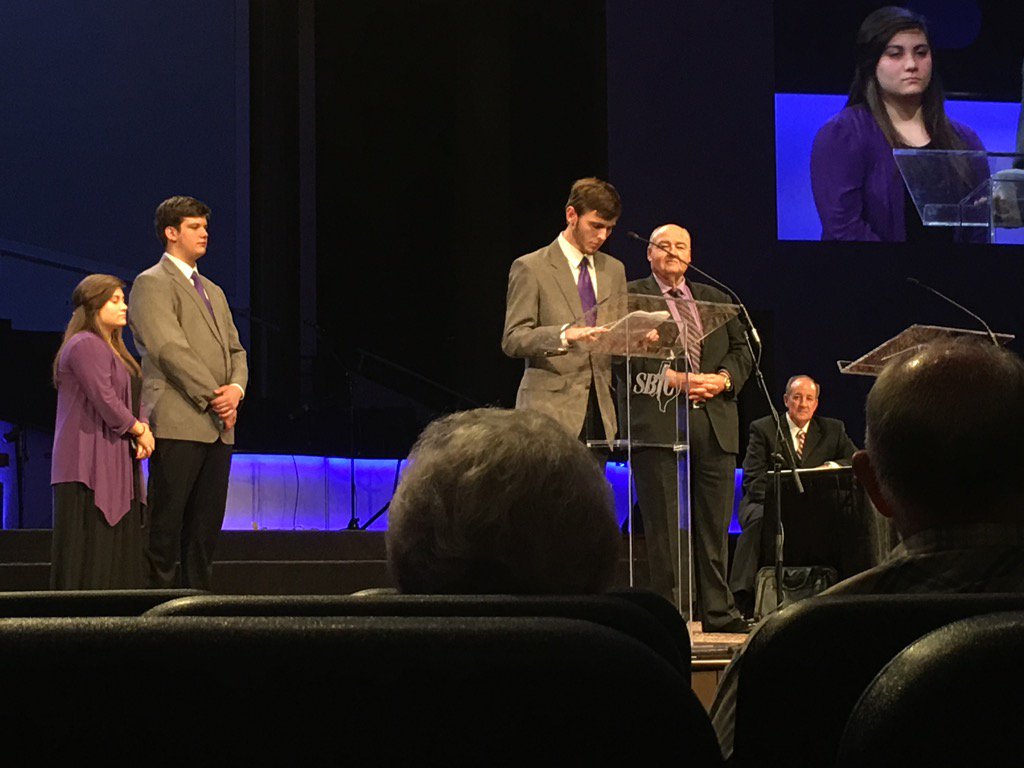 bartbarber's tweet photo. President Mike Smith and students tell about what God is doing at Jacksonville College. #SBTCAM15 https://t.co/QlmoGzTP8X