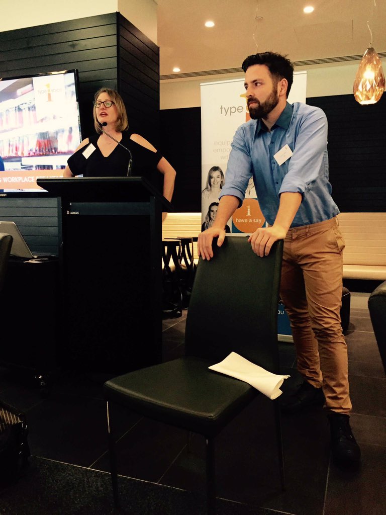 Type1Voice's tweet photo. Some photos of our wonderful speakers during yesterday's breakfast! #EquipEnableEmpower #T1D #SupportInTheWorkplace https://t.co/pKryRcvX5x