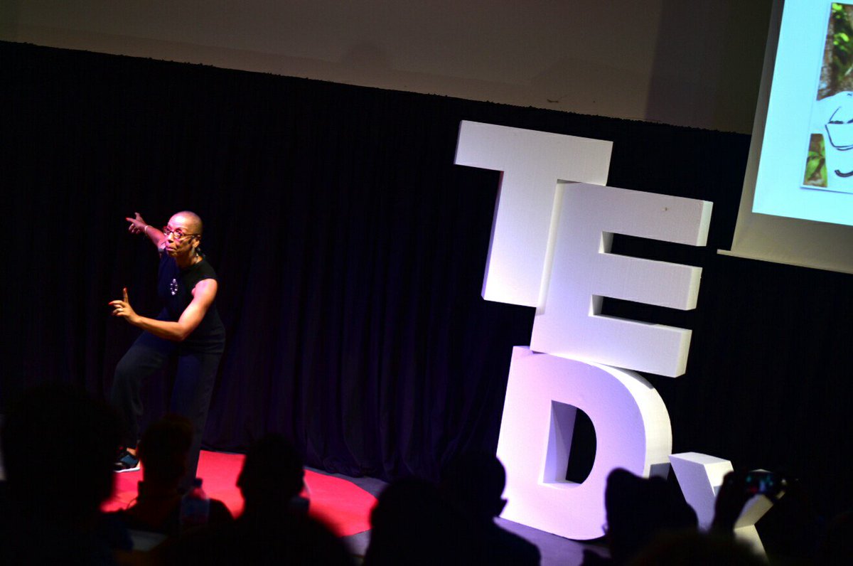 HappyAricique's tweet photo. #LenaBlou #Bigidi on est le droit de trébucher mais pas tomber #cherchersonequilibre #TEDxPTP @TEDxPointePitre #love https://t.co/Ft3Zrw7Ga9