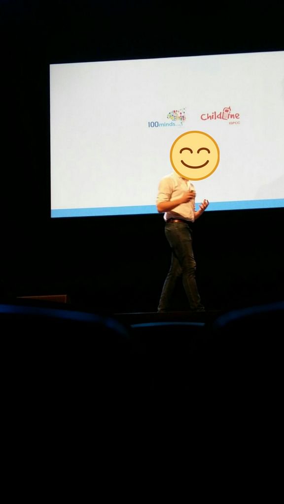 orlaisabel's tweet photo. Declan Egan founder of @100minds  speaking at the ICC this evening launching their biggest campaign to date 😊😊😊 https://t.co/lI8V6feCnQ