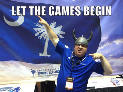 sportsinsc's tweet photo. Need we say more? 💙🌴 @TEAMSconference @#SportsInSC #SCGotNext #Teams2015 https://t.co/LMKPBCD6j2