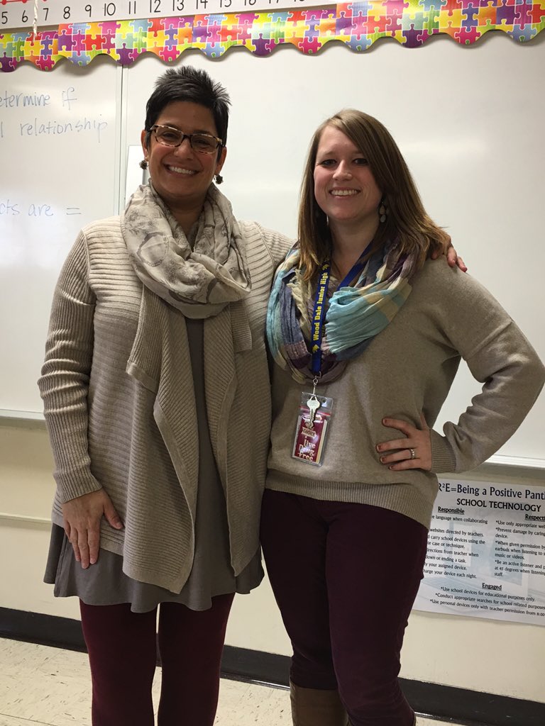 jhroom104's tweet photo. Co teaching = co dressing w/@HgoodsellMerry #wdsd7 https://t.co/kB7Q35duzV