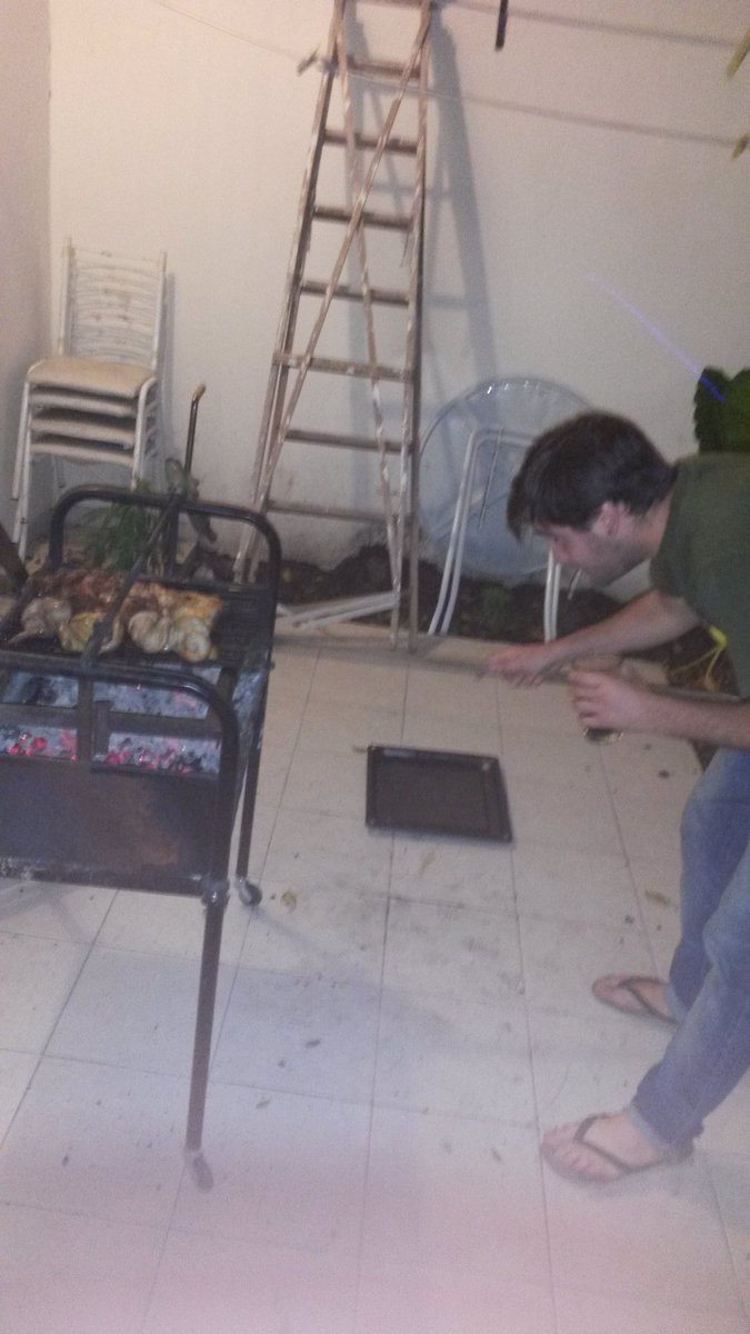 Asado con la bandaaaaaaa!!!! Chueko y nacho al mandooooo