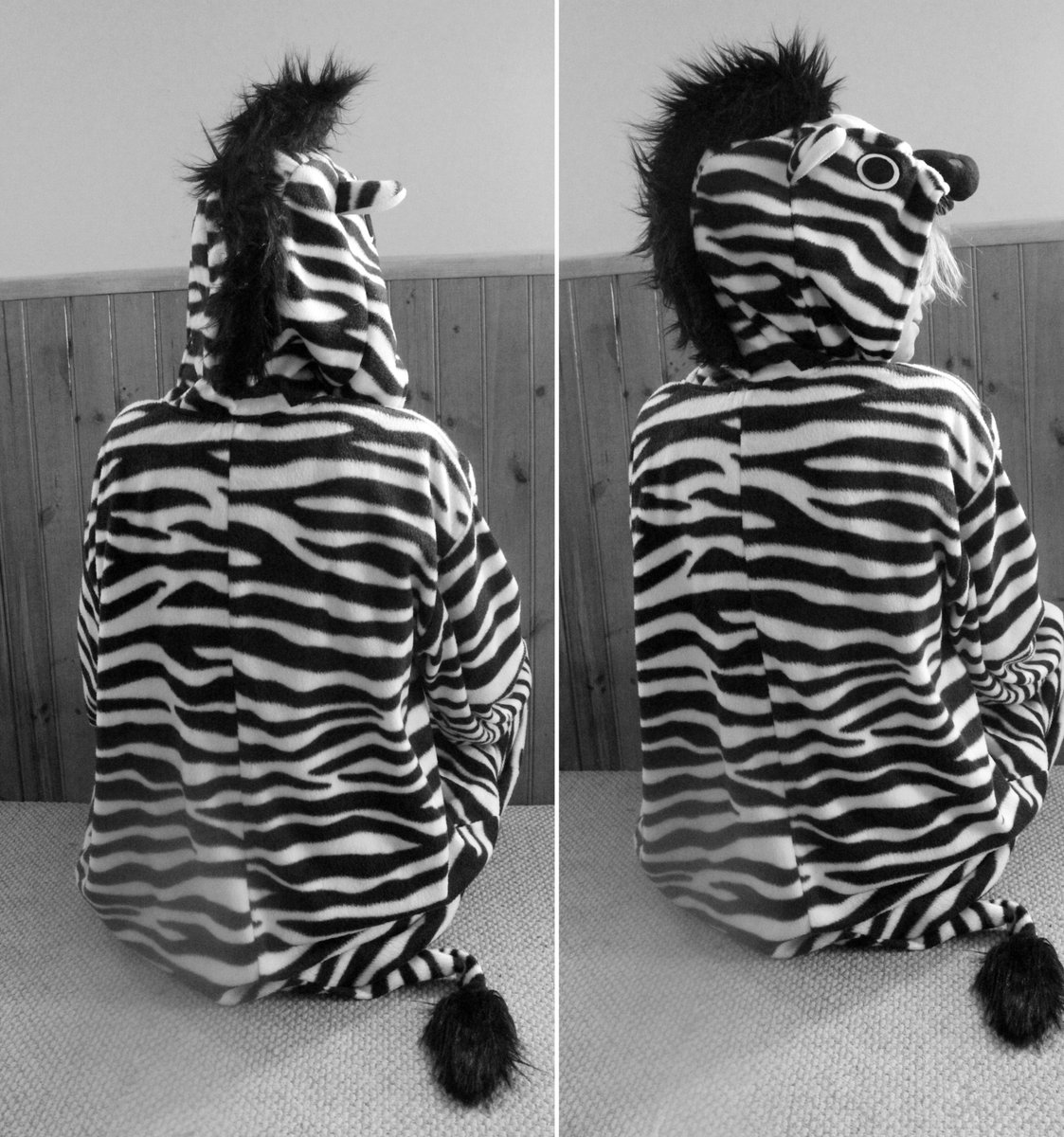 sonydotpen's tweet photo. Happy #netcancerday! Proud zebra here rocking my #zebra kigurumi today. #CarcinoidCancer #netcancerawareness https://t.co/O1kUOGxXZB