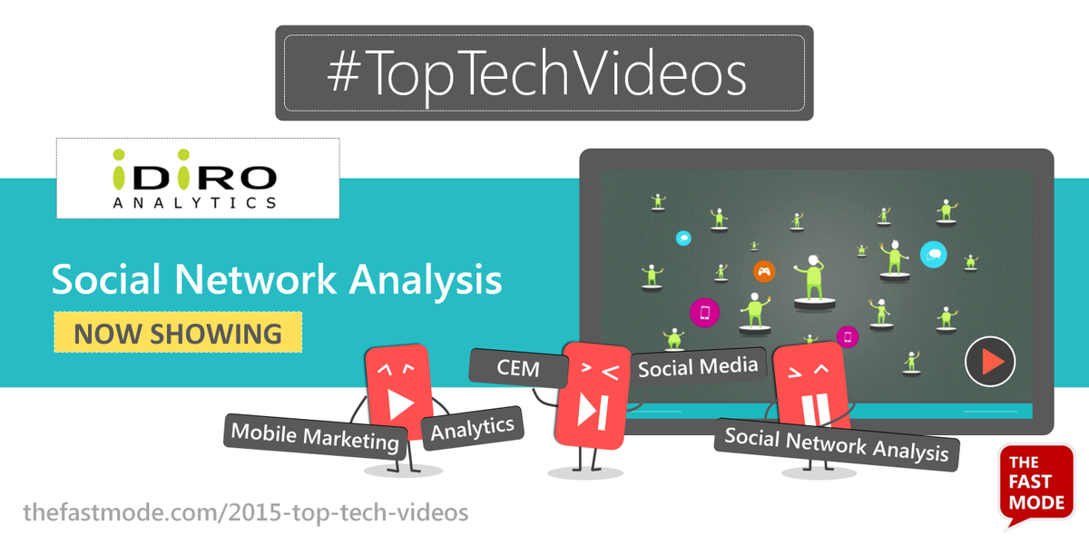 TheFastMode's tweet photo. Revisit of Last Week’s #TopTechVideos @idiro_analytics #SocialNetworkAnalysis Watch it https://t.co/2jta5u8Xgw https://t.co/kQFx2w9aXk