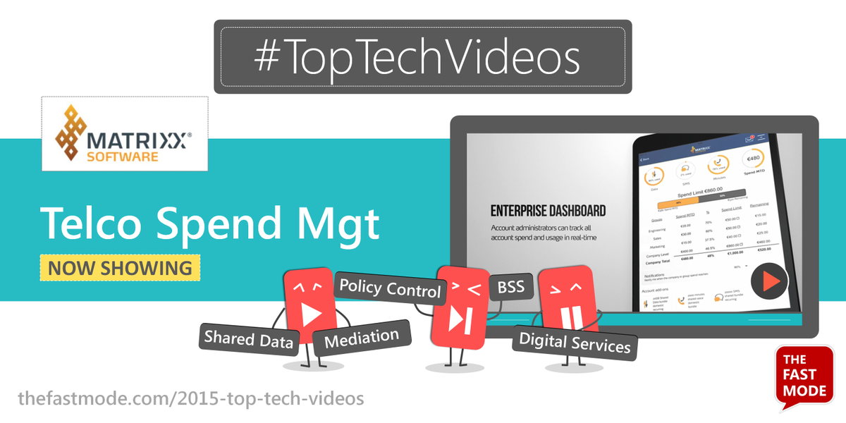 TheFastMode's tweet photo. Revisit of Last Week’s #TopTechVideos @MATRIXX_SW #TelcoSpendMgt Watch it https://t.co/2jta5u8Xgw https://t.co/Yn27m312kt