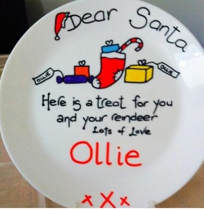 Don't forget to Order your personalised Santa Treat Plate , ideal Xmas Pressie ! 🎅