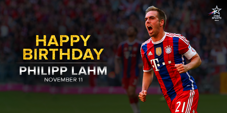 In a career full of special moments, it s another special day for Philipp Lahm! Happy Birthday! 
