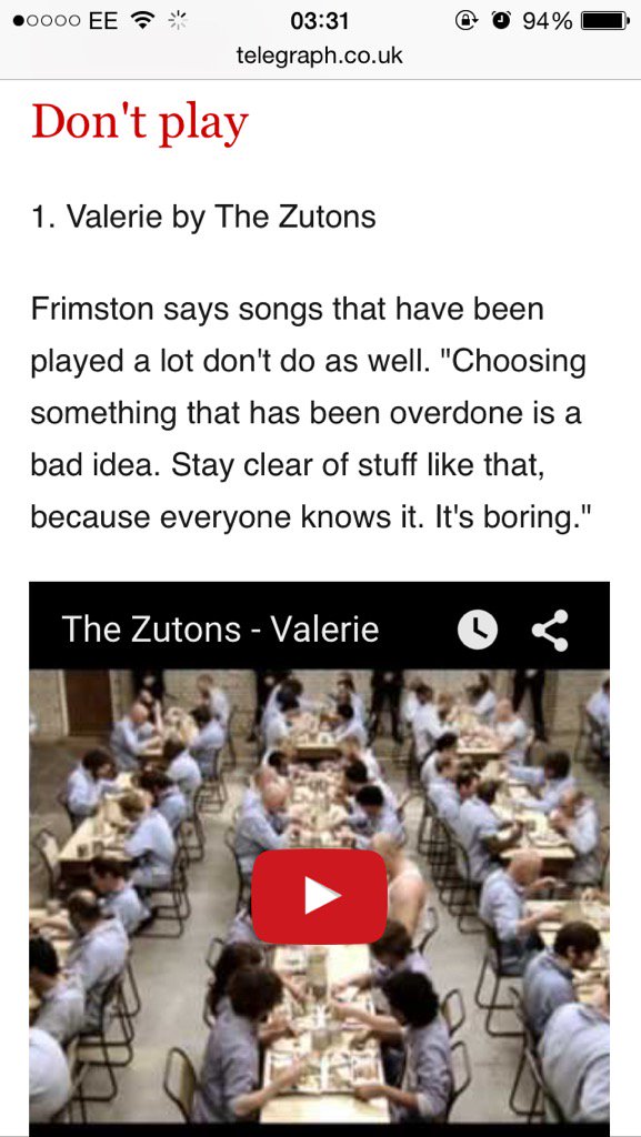 TheArkanes's tweet photo. @Telegraph Don't busk songs people know because they're boring? Familiarity is the key to the pocket, trust me ✊🏼 https://t.co/teDkQDNPpy