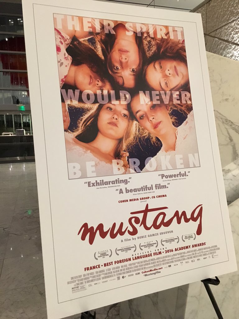 If you get the chance, I highly recommend this movie! #MustangFilm #Oscars #appreciatefreedom #girlsstrength
