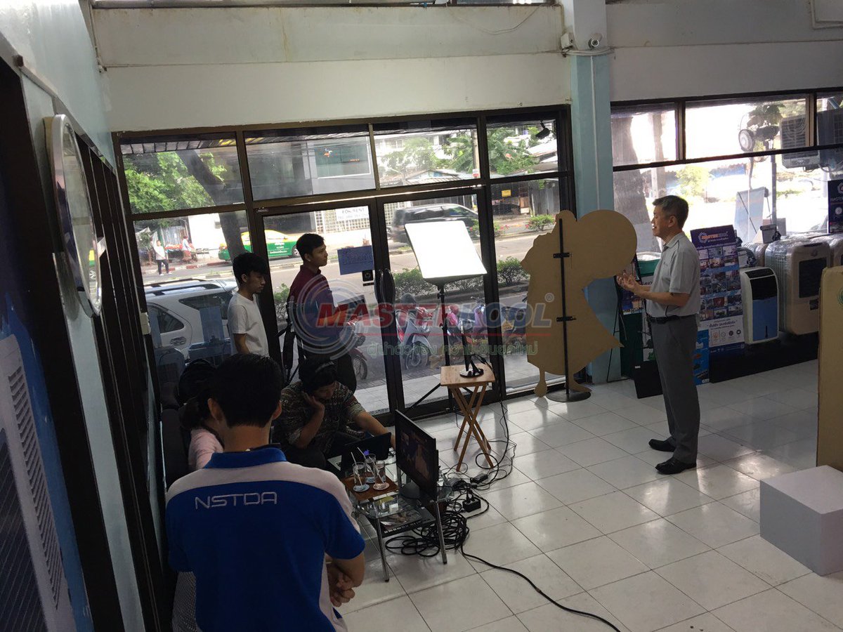 MasterkoolFan's tweet photo. เช้านี้มีถ่าย VDO แนะนำบริษัทฯ กันด้วยนะคะ เตรียมพร้อมมาสเตอร์คูลได้รับรางวัล "นักปีนเขานวัตกรรม" จาก สวทช. https://t.co/kQdydTkImv