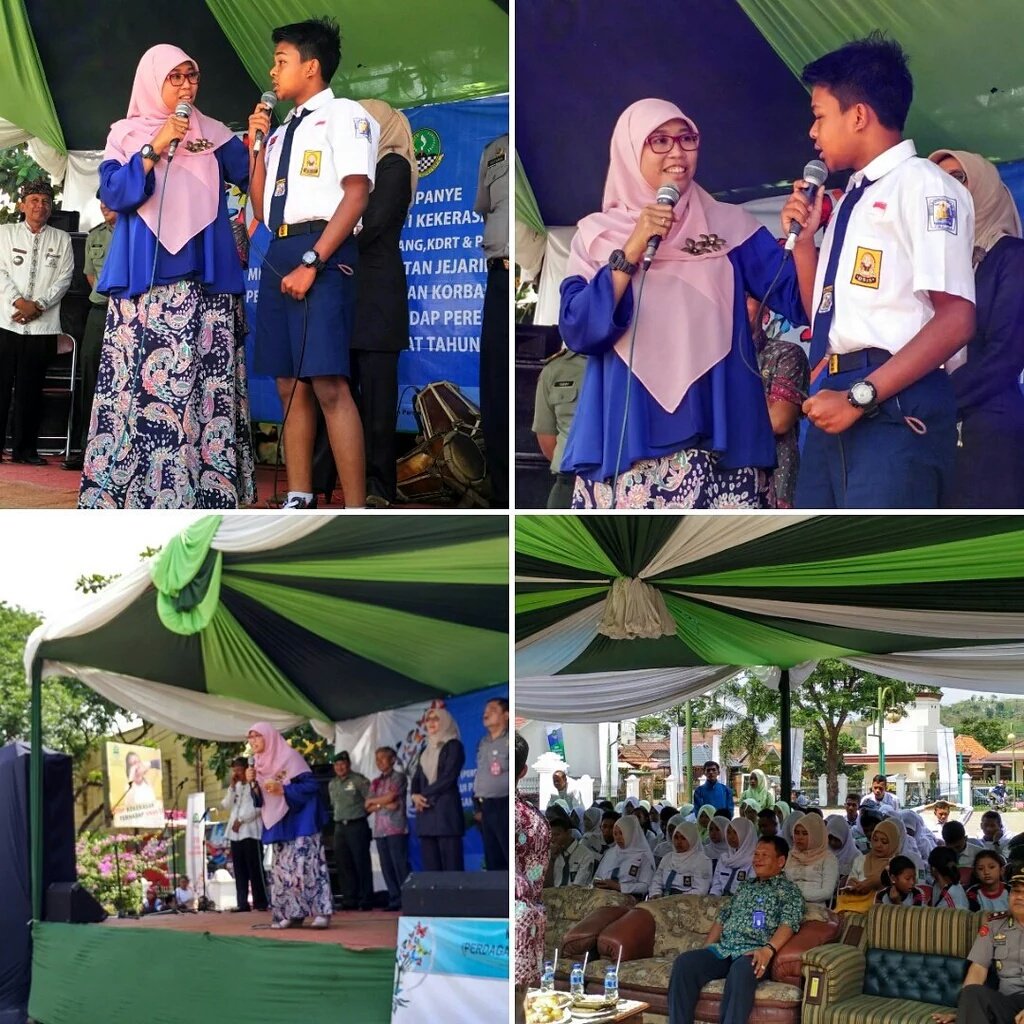 Ibu <a href="/netty_heryawan/">Netty Prasetiyani Aher</a> sedang melaksanakan kampanye anti kekerasan terhadap perempuan dan Anak di Cimalaka Sumedang