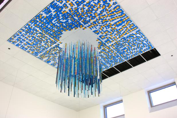 End of day 2 - installation at McLaughlin Youth Center in Anchorage Alaska
