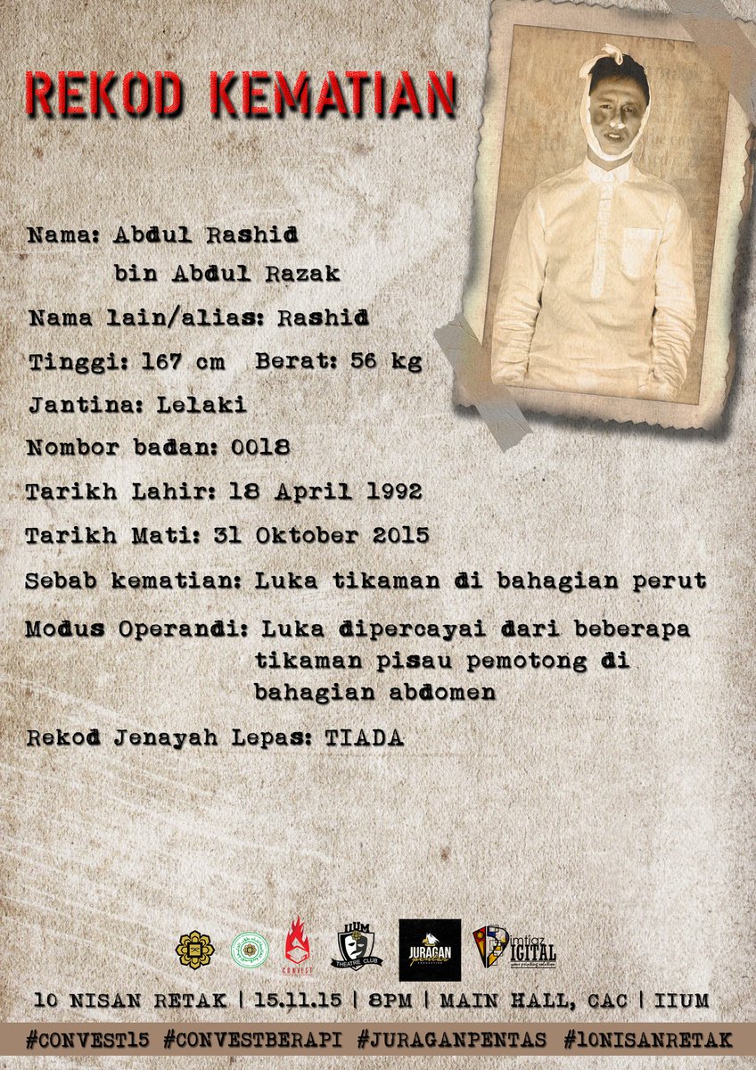 icongrats19's tweet photo. 4 hari sahaja lagi! #Teaser9 #Rashid #10NisanRetak #Convest15 #JuraganPentas #ConvestBerapi https://t.co/EW1ERUcbZ1
