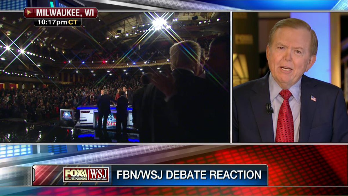 FoxBusiness's tweet image. Thank you for watching the #GOPDebate with us! Stay tuned for @loudobbsnews with post debate reaction and analysis.