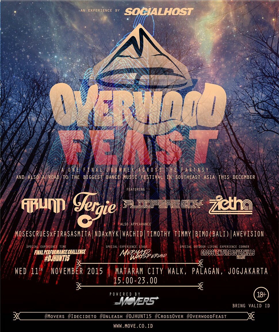 jogjamedia's tweet photo. TODAY! #OverwoodFeast w/ @myname_arunn @ZiethaV @fergiepraditya at @Citywalk_M | FREE (18+) | more info:@socialhost_ https://t.co/qDcf502W29
