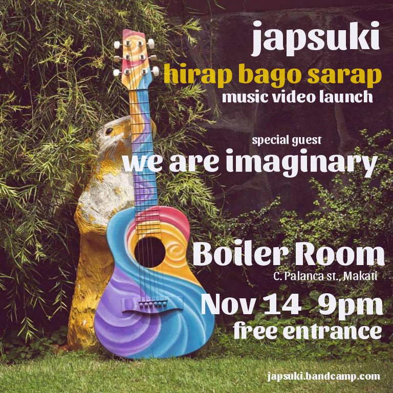 japssergio's tweet image. Kung maligaw ka sa Makati this Saturday, feel free to drop by. #japsuki @WAImaginary #HirapBagoSarap