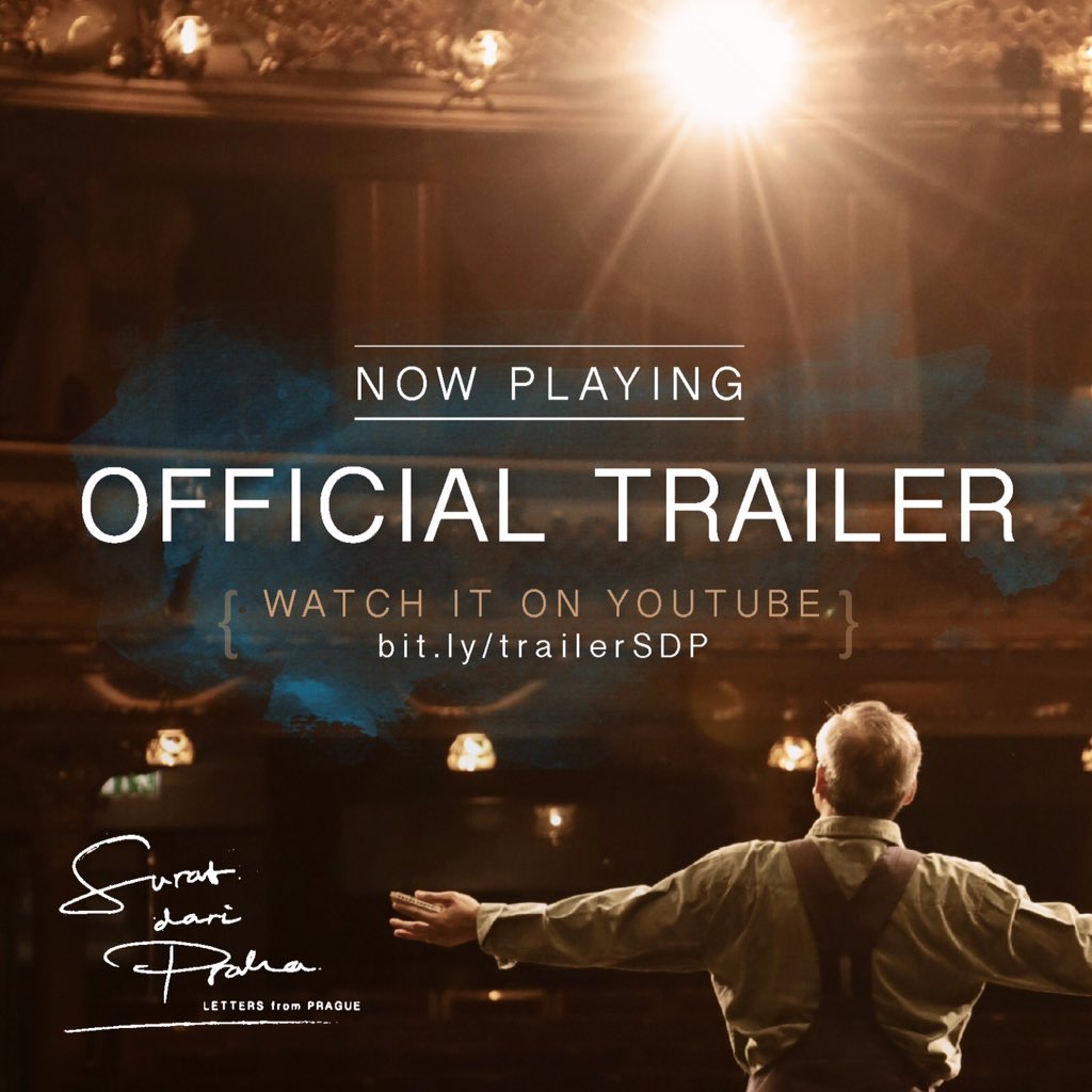 SuratDariPraha's tweet photo. Mengajak kalian semua untuk menyaksikan Official Trailer Surat Dari Praha di sini https://t.co/EPC3P5l5Cj. https://t.co/cHlRaqaPwN